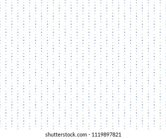 The geometric pattern with points. Seamless vector background. White and blue texture. Simple lattice graphic design