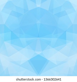 Geometric pattern, polygon triangles vector background in blue tone. Illustration pattern