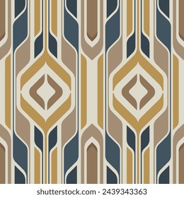 Geometrisches Muster polygonale ethnische traditionelle Design nahtlos
