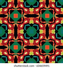 Geometric pattern for print, website, corporate style, interior design, wallpaper. The endless texture. Abstract illustration. Vector ornaments. 