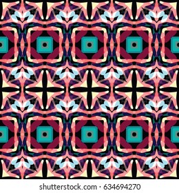 Geometric pattern for print, website, corporate style, interior design, wallpaper. The endless texture. Abstract illustration. Vector ornaments. 