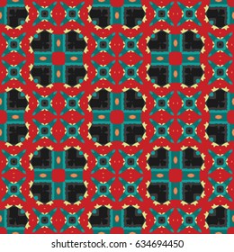Geometric pattern for print, website, corporate style, interior design, wallpaper. The endless texture. Abstract illustration. Vector ornaments. 