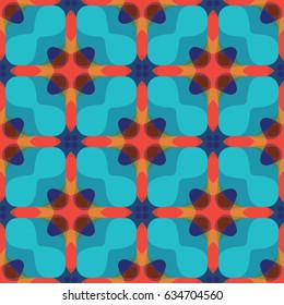 Geometric pattern for print, website, corporate style, interior design, wallpaper. The endless texture. Abstract illustration. Vector ornaments. 