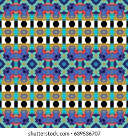 Geometric pattern for print, website, corporate style, interior design, wallpaper. The endless texture. Abstract illustration. Vector ornaments. 