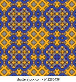 Geometric pattern for print, website, corporate style, interior design, wallpaper. The endless texture. Abstract illustration. Vector ornaments. 
