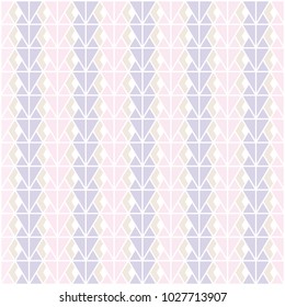 Geometric pattern of purple and pink colors with gray shadow. Vector illustration. Use as background, texture in graphic designs; or print on products, e.g. tile, fabric, wallpaper.