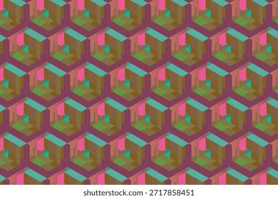 Padrão geométrico em roxo e rosa com formas modernas arrojadas cores vibrantes e estilo vetorial limpo perfeito para fundos criativos impressões de moda e projetos de design gráfico