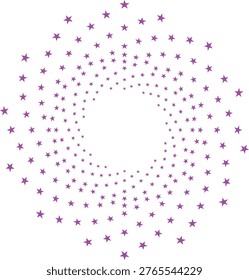 Geometric pattern with radiating celestial elements. Ideal for celebratory themes or abstract design backgrounds.