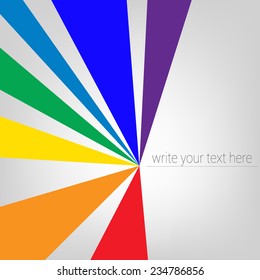 Geometric Pattern. Rainbow background