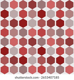 Patrón geométrico en tonos rojos. Patrón sin fisuras octágono. Concepto de geometría abstracta, color de ladrillo, motivos, clásico, vintage, diseño para envolver papel, textiles, piso, Fondo de pantalla, fondo.