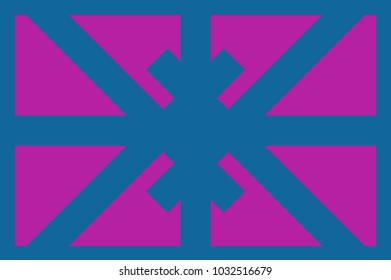 Geometric pattern in repeat. Fabric print. Seamless background, mosaic ornament, ethnic style. Design for prints on fabrics, textile, surface, paper, wallpaper, interior, patchwork, wrapping. 