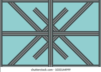Geometric pattern in repeat. Fabric print. Seamless background, mosaic ornament, ethnic style. Design for prints on fabrics, textile, surface, paper, wallpaper, interior, patchwork, wrapping. 