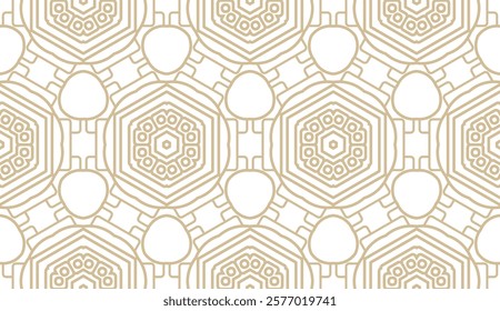 Geometric pattern in repeat. Seamless background, Design for prints on fabrics, textile, paper, wallpaper, interior, patchwork