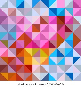 The geometric pattern of repeating elements