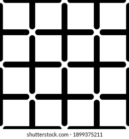 Patrón geométrico, estilo retro monocromo fondo vectorial.