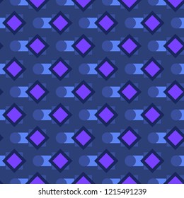 Geometric pattern with rhombuses and abstract matches in lilac tones. For textiles, background, background, wrapping paper.