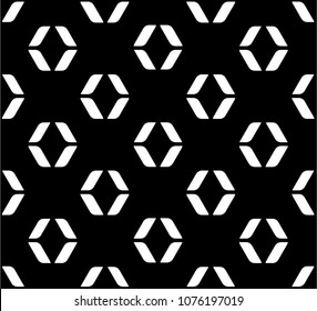 Geometric pattern with rhombuses. Rounded corner. Monochrome colors. Black and white.Abstract composition. Minimalism. Vector image.Design.Pattern for decoration. Decorative stripes.