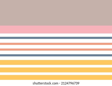 Geometric Pattern. Ring work and textile pattern. Illustration and pattern. Different variants and color studies.
