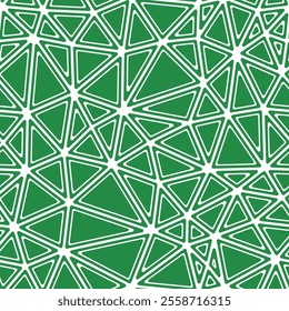 Geometric pattern. Rounded solid shapes in frames. Medium triangles size. Solid Color style. Repeatable pattern. Awesome vector tiles. Seamless vector illustration.