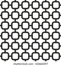 Geometric pattern with rounded squares
