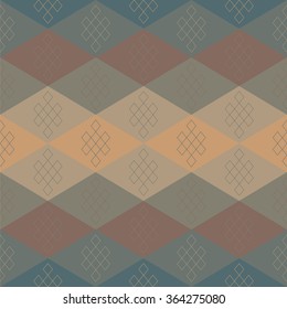 Geometric pattern, with Scandinavian ornament.