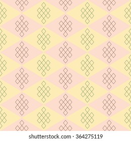 Geometric pattern, with Scandinavian ornament.