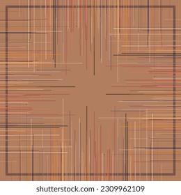 geometric pattern for scarf and textile print. Silk scarf design. vector background