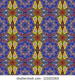 Geometric pattern seamless in abstract style