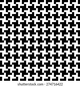 geometric pattern. Seamless black and white background