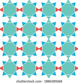 Geometric pattern for seamless color design