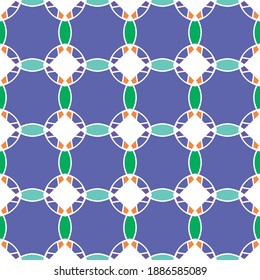 Geometric pattern for seamless color design
