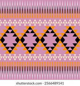 Geometric pattern seamless design for background wallpaper and textiles