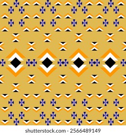 Geometric pattern seamless design for background wallpaper and textiles
