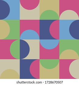 Geometrisches Muster nahtlos. 
Design für Stoff, Tapete, Verpackung, Hintergrund.