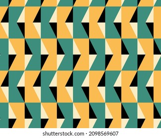 Geometrisches Muster nahtlos. Design für Stoff, Tapete, Umhüllung, Hintergrund.