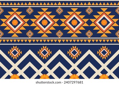 Geometric  pattern seamless diamond color oriental. seamless pattern. Design for fabric, curtain, background, carpet, wallpaper, clothing, wrapping, B