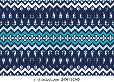 Geometric  pattern seamless diamond color oriental. seamless pattern. Design for fabric, curtain, background, carpet, wallpaper, clothing, wrapping, Batik, fabric,Vector illustration. pattern sty