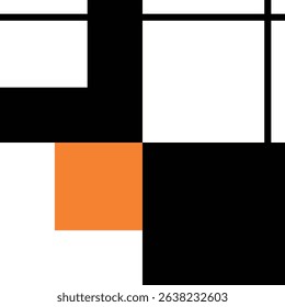 Geometric pattern of seamless fabric, like monochrome illustration. Suit for package design, wallpaper, fashion print, Housing wallpaper, arty-crafty.