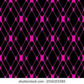 Geometric pattern seamless. Fabric, wallpaper, wrapping, background design. Seamless abstract geometric chain pattern. Vector Illustration. Seamless abstract chain pattern on beige.