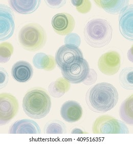 Geometric Pattern. Seamless Pattern with Grunge Textured Halftone Dots.