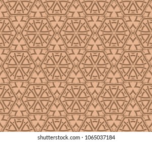 Geometric pattern. Seamless line art design. Vector illustration. For the design, printing, presentations, wallpapers.