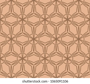 Geometric pattern. Seamless line art design. Vector illustration. For the design, printing, presentations, wallpapers.