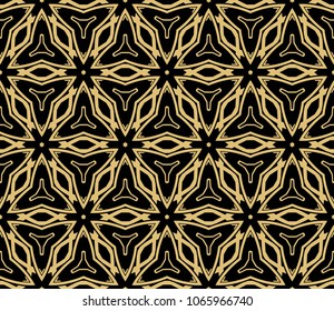 Geometric pattern. Seamless line art design. Vector illustration. For the design, printing, presentations, wallpapers.
