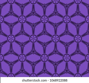 Geometric pattern. Seamless line art design. Vector illustration. For the design, printing, presentations, wallpapers.