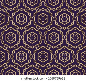 Geometric pattern. Seamless line art design. Vector illustration. For the design, printing, presentations, wallpapers.