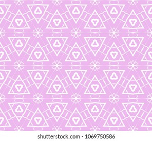 Geometric pattern. Seamless line art design. Vector illustration. For the design, printing, presentations, wallpapers.
