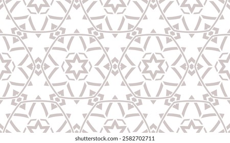 Geometric pattern. Seamless line art design. Vector illustration. For the design, printing, presentations, wallpapers.