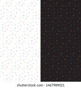 geometric pattern seamless minimal wallpaper texture abstract simple background vector polygon 