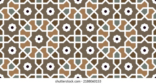 Geometric pattern seamless motif background wallpapaer