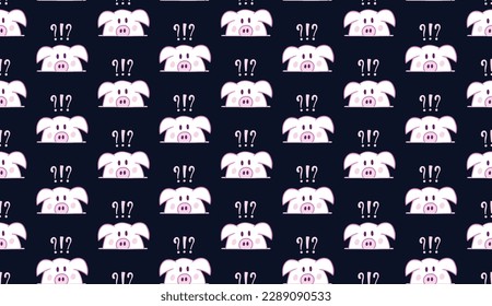 Geometric pattern seamless pigs color oriental.
seamless pattern.Design for fabric,curtain,black background, carpet, shawl,clothing,wrapping, Batik,fabric,handkerchief,Vector illustration.